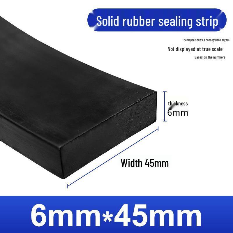 Nitrile Rubber Strip: Oil & Pressure-Resistant Shock Absorbing Glass Pad for Sealing & Joint Support