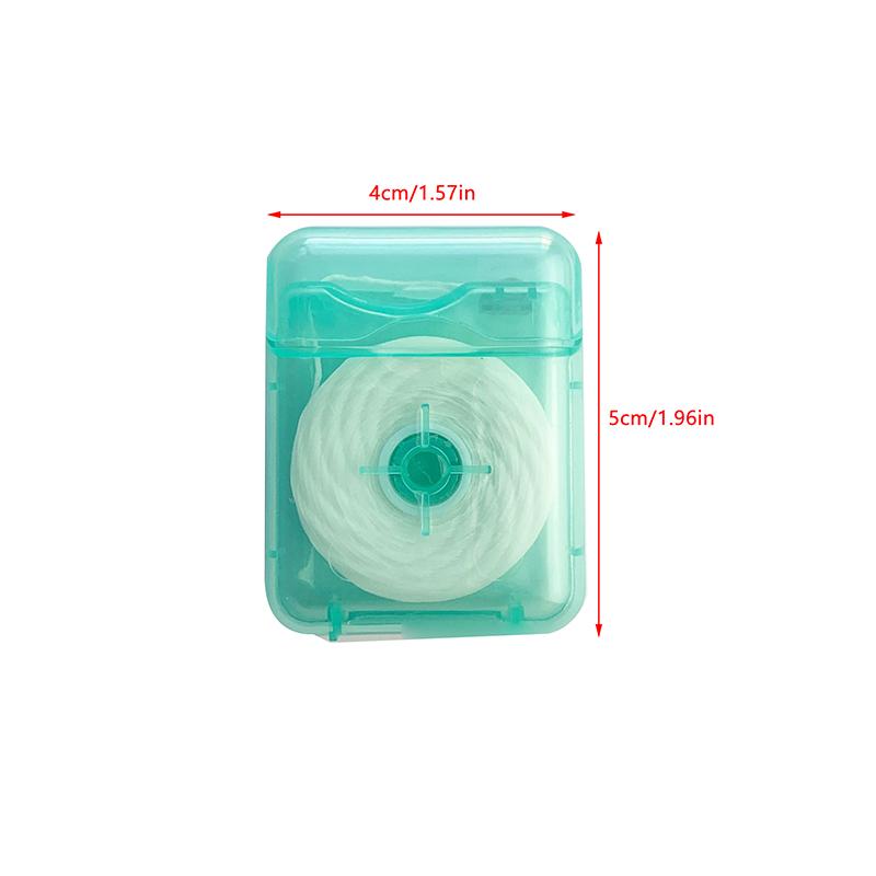 1Roll Water Expanding Dental Floss Roll 50M Fluffy Floss Cleaning Oral Tools Adult Home Cleaning Interdental Brush