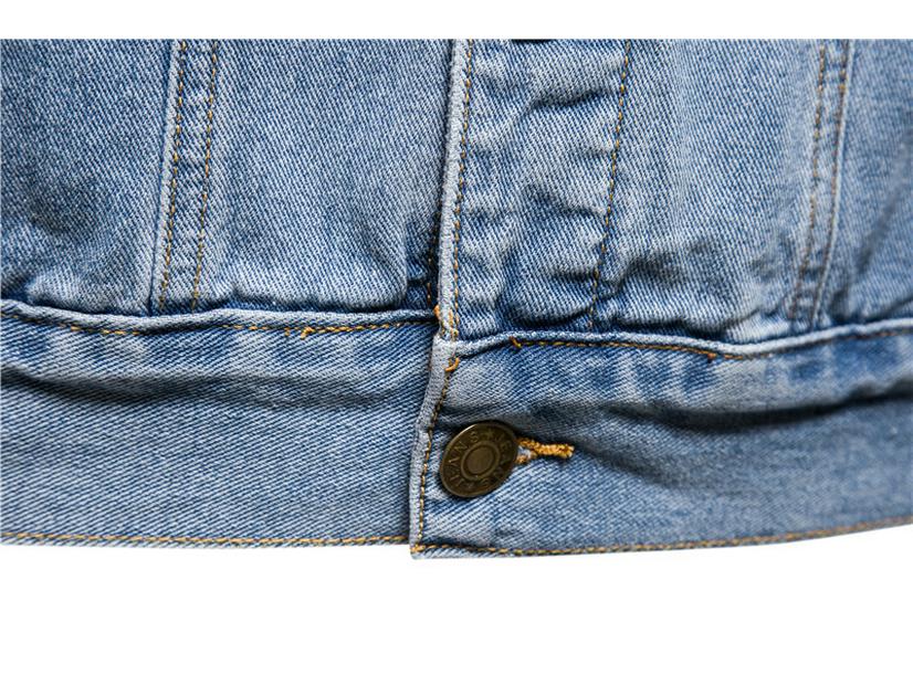 Мужская повседневная джинсовая рубашка-куртка 2025 года - Японский стиль, Весна/Осень, Популярная рабочая верхняя одежда.