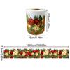 Self-Adhesive Christmas Trim Border Sticker Handmade Label Stickers Crafts Xmas Flower  Festive