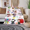 This adorable 3D Snoopy cartoon flannel blanket is comfortable and soft, perfect for use in bedrooms, beds, sofas, picnics, and