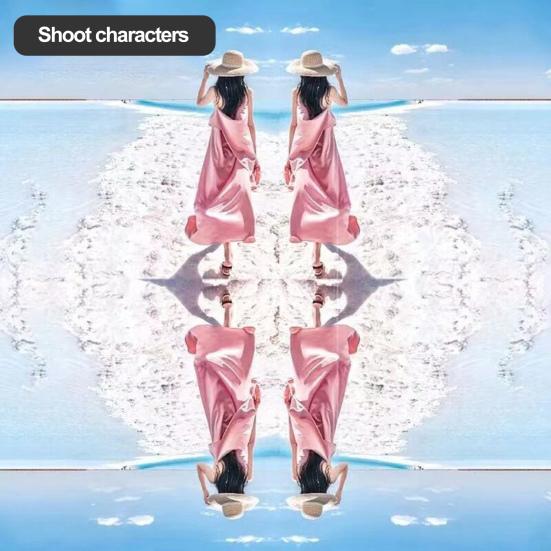 Универсальный зажим для камеры смартфона, размер зеркала, отражение, компактный, простая установка, отражатель для селфи мобильного телефона