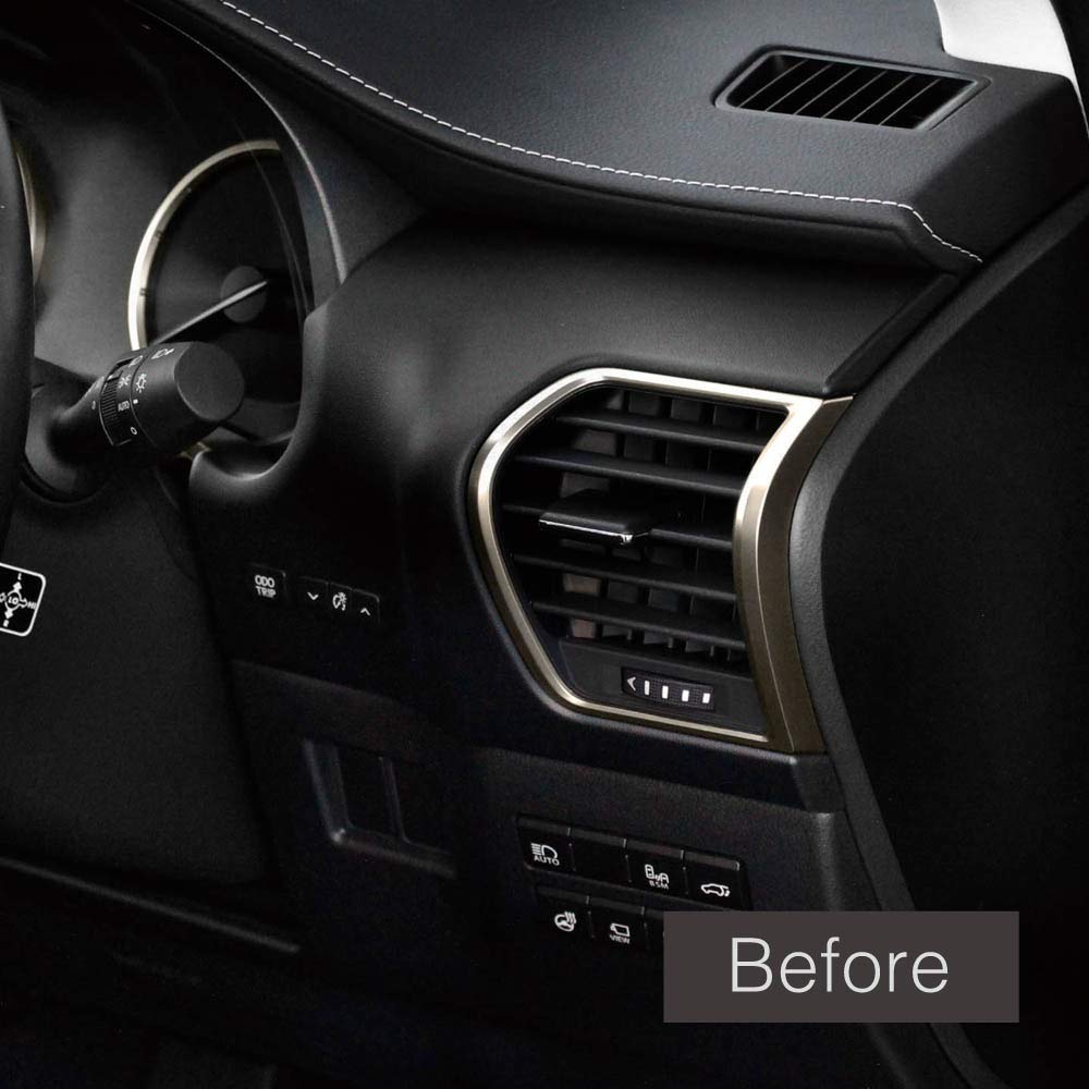 Tsuchiya Yac Lexus 10 Series NX Air Conditioner Drink 17cm Long x Wide x High (SY-L3) Holder, Driver's Seat, Black, 13.4cm 17.2cm