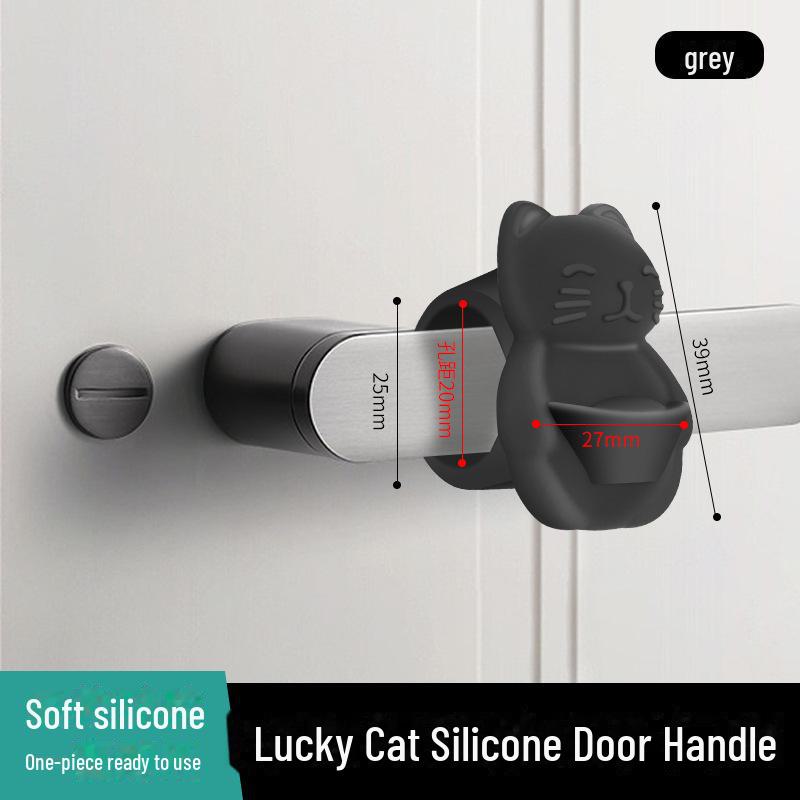 Силиконовый противоударный стопор дверной ручки для ванной комнаты
