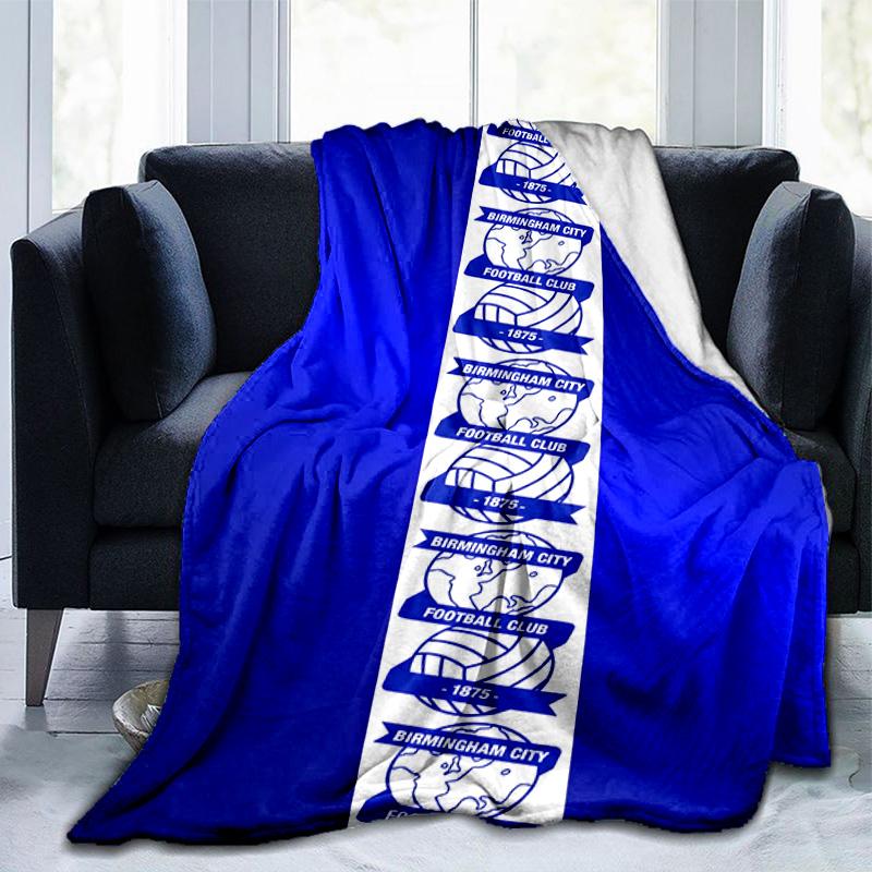 Birming-ham Football Club Printed Throws Blanket Soft Flannel Blankets for Couch Bed Gifts for Men Women Picnic blanket Christmas gifts