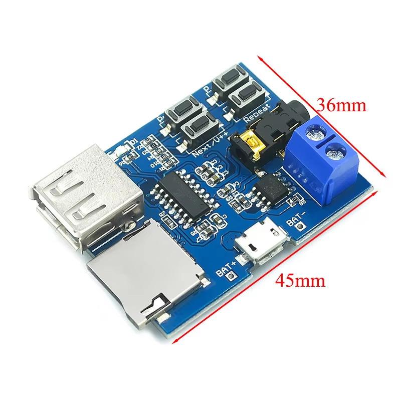 Mp3 Lossless Decoding Board Comes With Power Amplifier Mp3 Module Mp3 Decoder Tf Card Usb Decoding Player