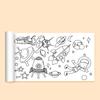 Kids Drawing Toys Sticky Coloring Roll Paper DIY Graffiti Scroll Color Filling Paper Painting Educational Toys for Girl Gift