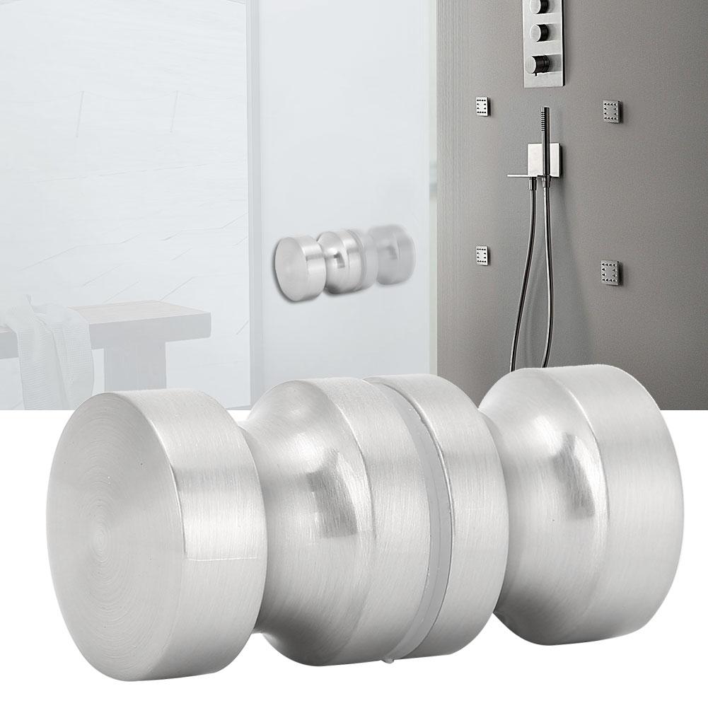 Стеклянные дверные ручки из алюминиевого сплава, сменные ручки для витрины, душевой комнаты, ванной комнаты