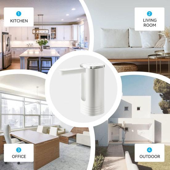 Насос для бутылки с водой, малошумный перезаряжаемый компактный размер, электрический автоматический питьевой мини-кувшин для воды, диспенсер для офиса