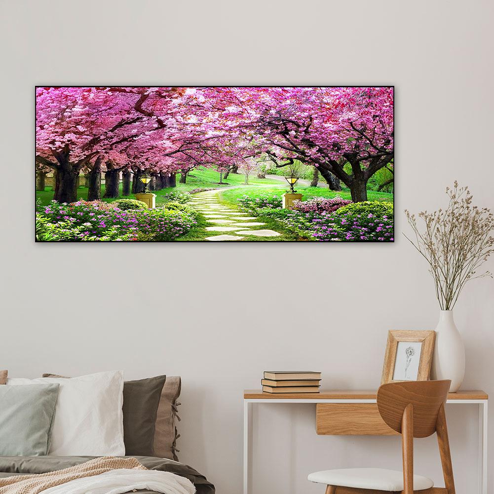 Натуральный пейзаж Масляная живопись по номерам Наборы 80x40см Холст Картина Сделай сам Рисунок на стену