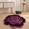 Yousheng 3D Цветочный коврик для ванной Реалистичный коврик на пол в форме цветка Нескользящий Впитывающий коврик для ванной для прихожей гостиной спальни