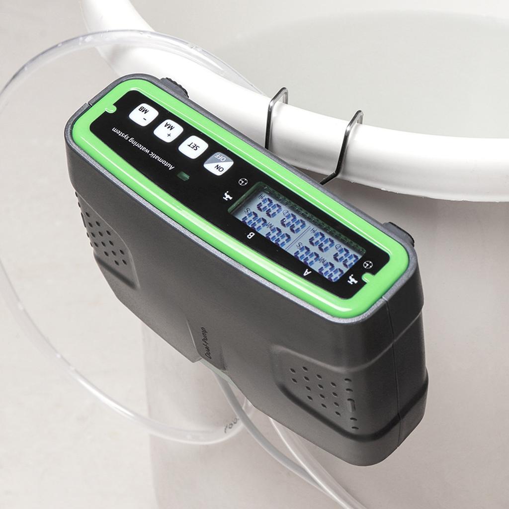 Автоматическая система полива с двойным насосом для комплекта для орошения 20 горшечных растений с 30-дневным программированием