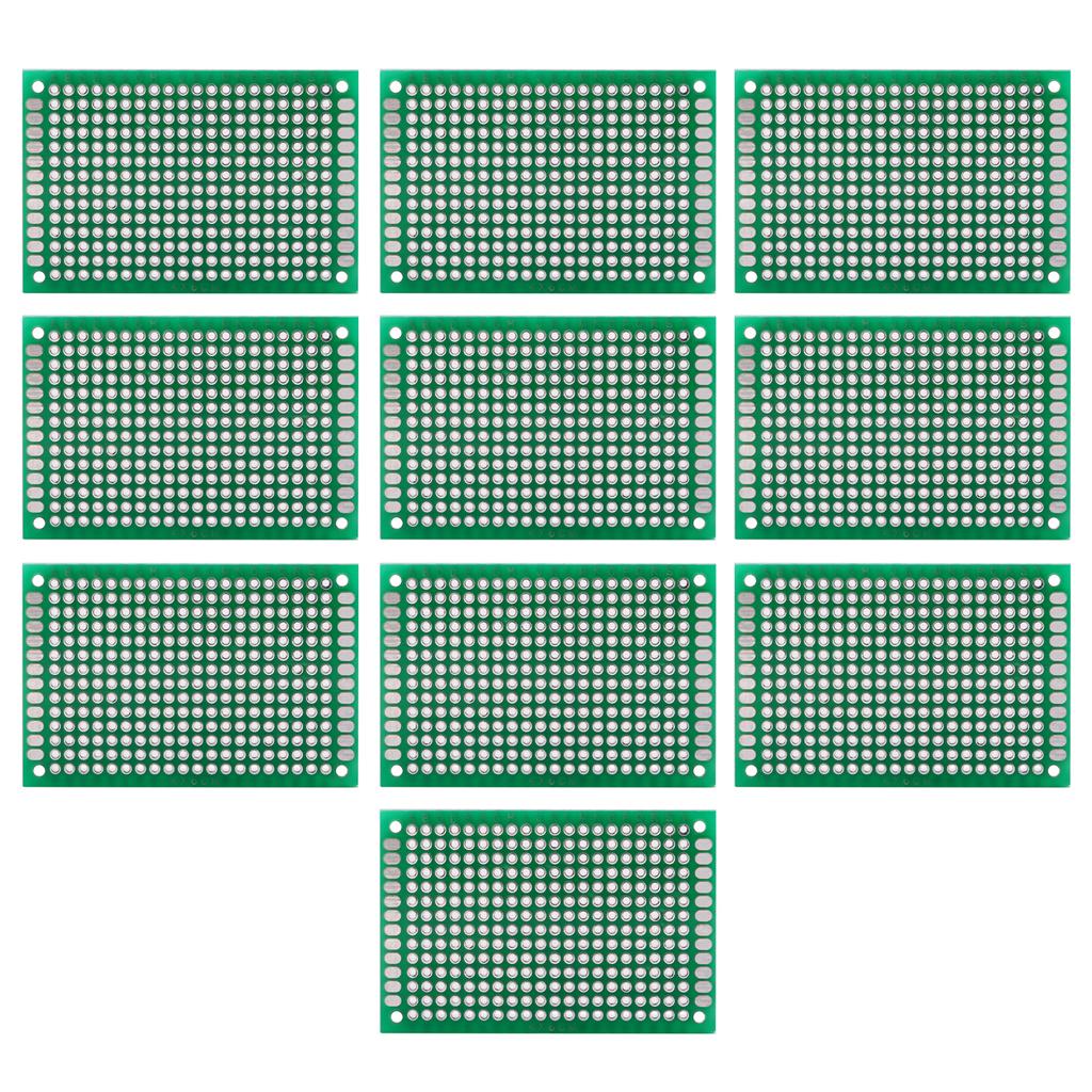 10 шт. 4 x 6 см двухсторонние прототипы DIY пайка универсальная печатная плата