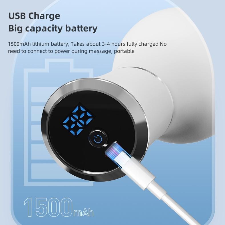 Электрический ручной массажер для живота Bianstone, разминающий вибрационный массаж всего тела, согревающий желудок, портативный инструмент для красоты, здоровый подарок