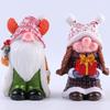 Resin Crafts Christmas Gnomes Statues Cute Merry Christmas Decorations  New Year Gift