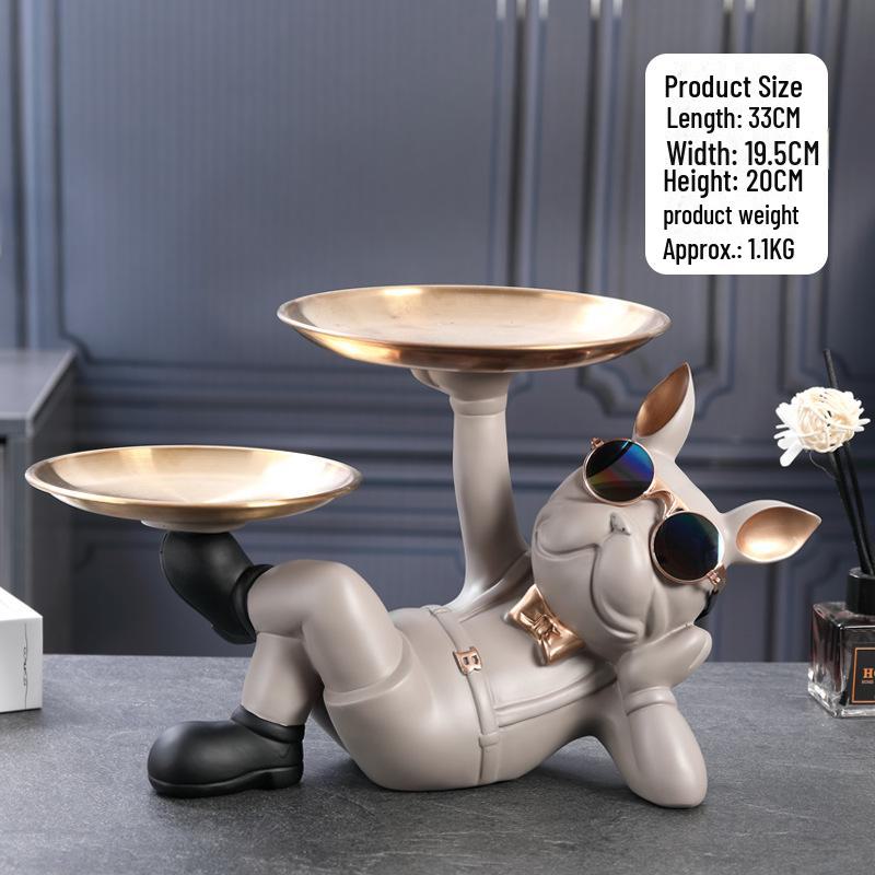 Креативные украшения в виде собаки удачи: Подставка для ключей и конфетница для украшения прихожей или рабочего стола — идеальный подарок на новоселье