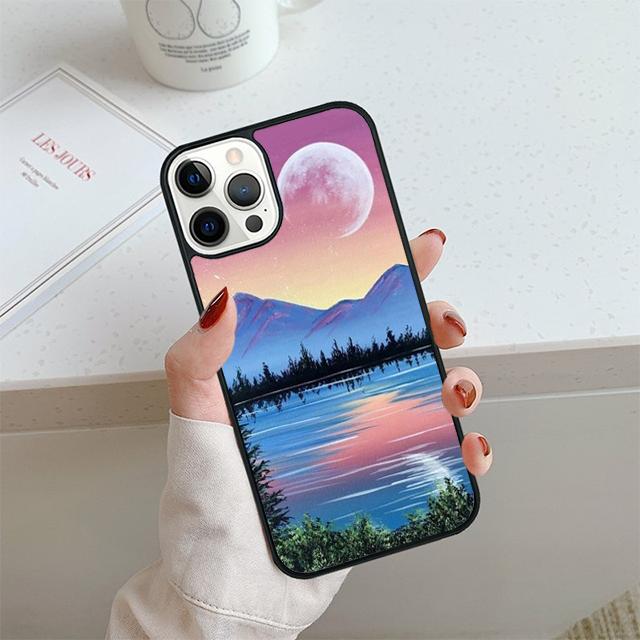 Чехол для телефона "Звездное озеро в горах" для iPhone 17 Air 14 15 16 13 12 Чехол для Apple 14 15 16 Pro Max Plus Coque