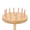 Sewing Thread Rack Round Bamboo Detachable Spool Thread Holder Rack for Home Textiles Hand Weaving