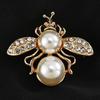 Brooch High-End Niche Silk Scarf Buckle Alloy Diamond Coat Pearl Corsage Pin Accessories
