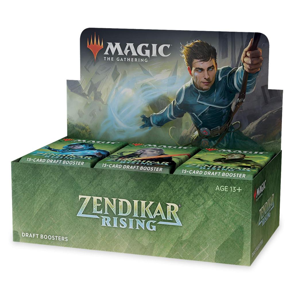 The Gathering Zendikar Rising Draft Booster английская версия 36 комплектов MTG Trading Card Wizards of the Coast Magic (BOX)