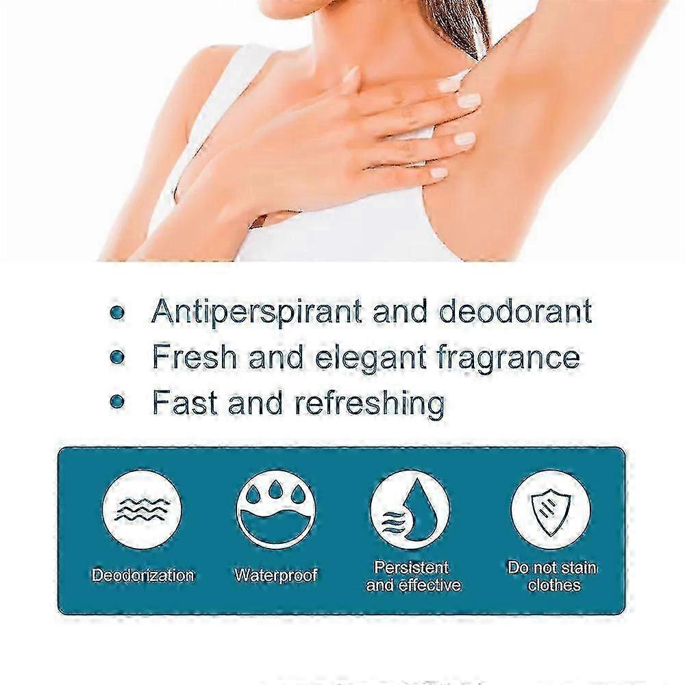 2xAntiperspirant Deodorant Stick Underarm Deodorant Reduce Underarm Body Sweating Fast Dry Lasting Portable Deodorant Stick