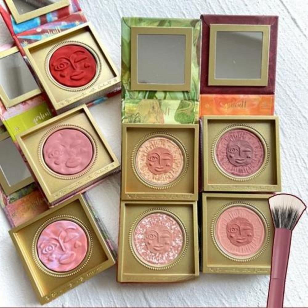 Girl Cult Eye Makeup Blush Cream Finishing Powder Blusher Стойкий осветляющий женский макияж матовая красота, 1 шт., 5) 02