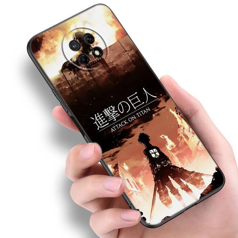 Чехол для телефона с аниме «Атака Титанов» для Xiaomi Redmi 7 7A 8A 9i 9A 9C 10 10A 10C K20 Note 5 6 Mi 8 9 9T Pro A2 Lite A3 6X Mix 3