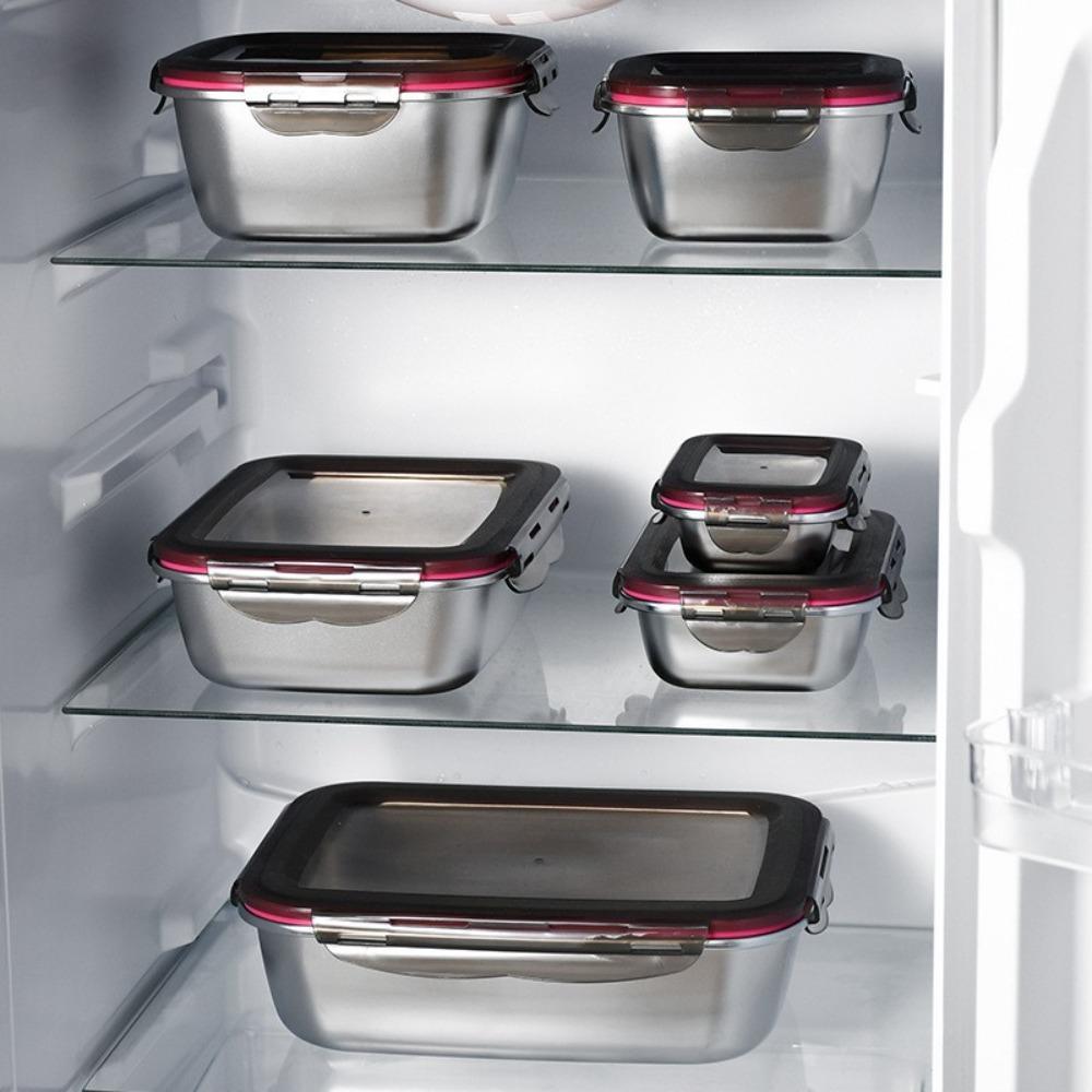 Leak-proof Food Storage Container Rust-Proof Freshness Container Portable Lunch Box Refrigerator