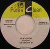 7inch Record ANTHONY B - Survivor NONE Pure & Clean 2001 Jamaica Reggae, Ska & Dub Used