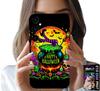 Etui Do Samsung Galaxy A24 4G - Wiedźma Kociołek Różdżka Halloween Szkło