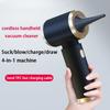 Cordless Handheld Vacuum Cleaner Small Portable Car Dust Blower Rechargeable Suction Blowing Dual-Use Gun