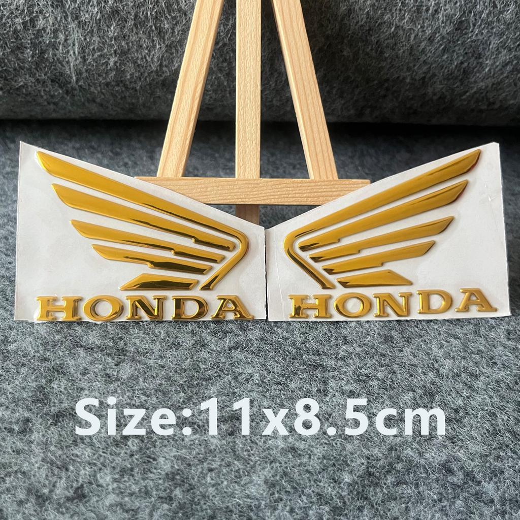 3D Стикеры Логотип Honda Наклейки на Крыло Бака