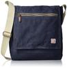 Холщовая сумка через плечо FLAP SHOULDER серии, совместимая с форматом A4, новый цвет 3X57 темно-синий [Hampukobou]