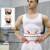 Мужской дышащий компрессионный жилет с контролем живота и поддержкой груди