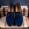 Модные мокасины, обувь для мужчин, мягкая высококачественная кожаная замшевая обувь, мужские кроссовки, без застежек, ленивые туфли на плоской подошве для вождения, мужская повседневная обувь