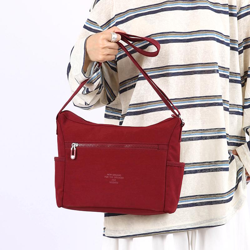 Женская наплечная сумка Легкая нейлоновая сумка Сумка кроссбоди для мамы