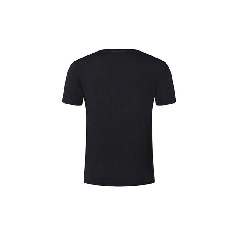 Emporio Armani Мужская футболка с принтом, круглый вырез, короткий рукав, черная 3Z1T72-1JPZZ-0999