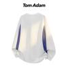 TOM ADAM Color-Block Crew Neck Sweatshirt