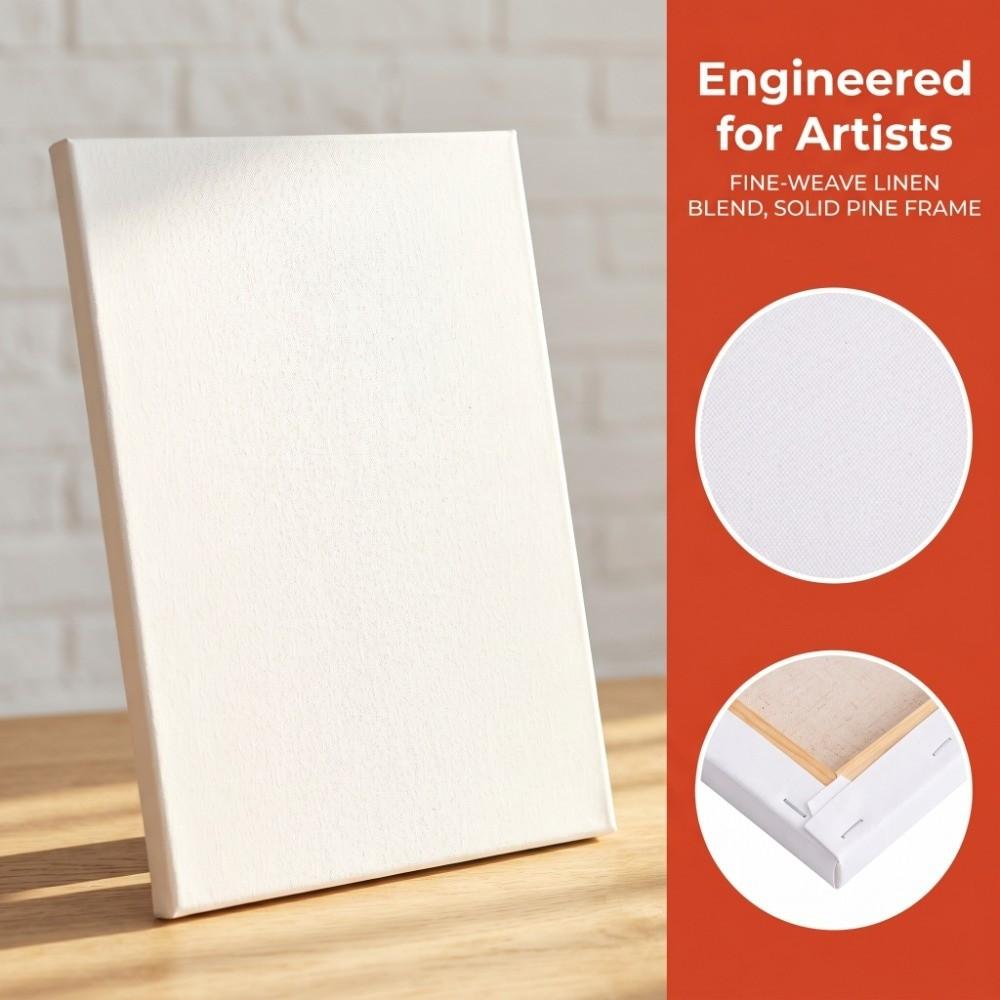 White Canvas Frame Rectangle Painting Canvas Art Board Canvas Stretcher  Art Creation