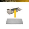 Sun Visor, Mirror Cover, Gray for Opel Astra J Insignia A Oem 1437225 22800045 1437221