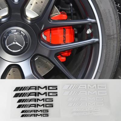 6 шт. Наклейка на суппорт тормозного диска автомобиля для Mercedes Benz AMG W203 W204 W205 W211 W212 W213 W218 W463 W210 W176 W218 W235