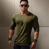 Спортивная футболка Muscleguys с длинными рукавами, мужская весенне-осенняя одежда, свободный топ для бега и фитнеса