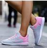 Fashion Breathable Sneakers For Women 2025 New Fashion Solid Color Soft Women Sneakers Mesh Fabric Lace Up Woman Shoes Female Footwear