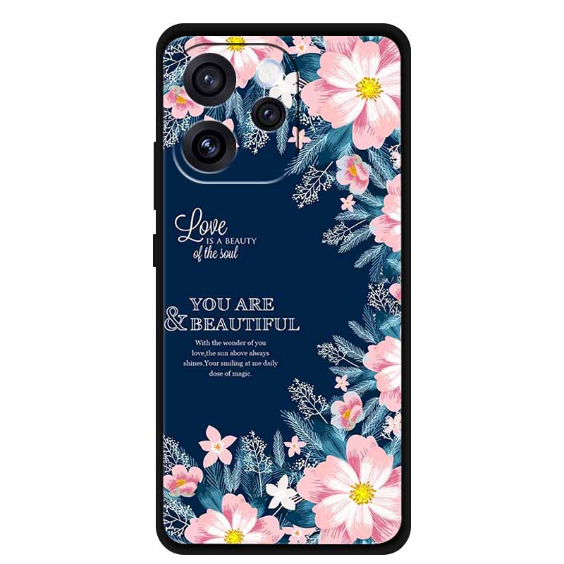 Чехол для телефона Oppo Reno15 Мягкий силиконовый чехол из ТПУ для OPPO PLW110 6,32" Черный чехол для Oppo Reno 15 5G Модный крутой корпус