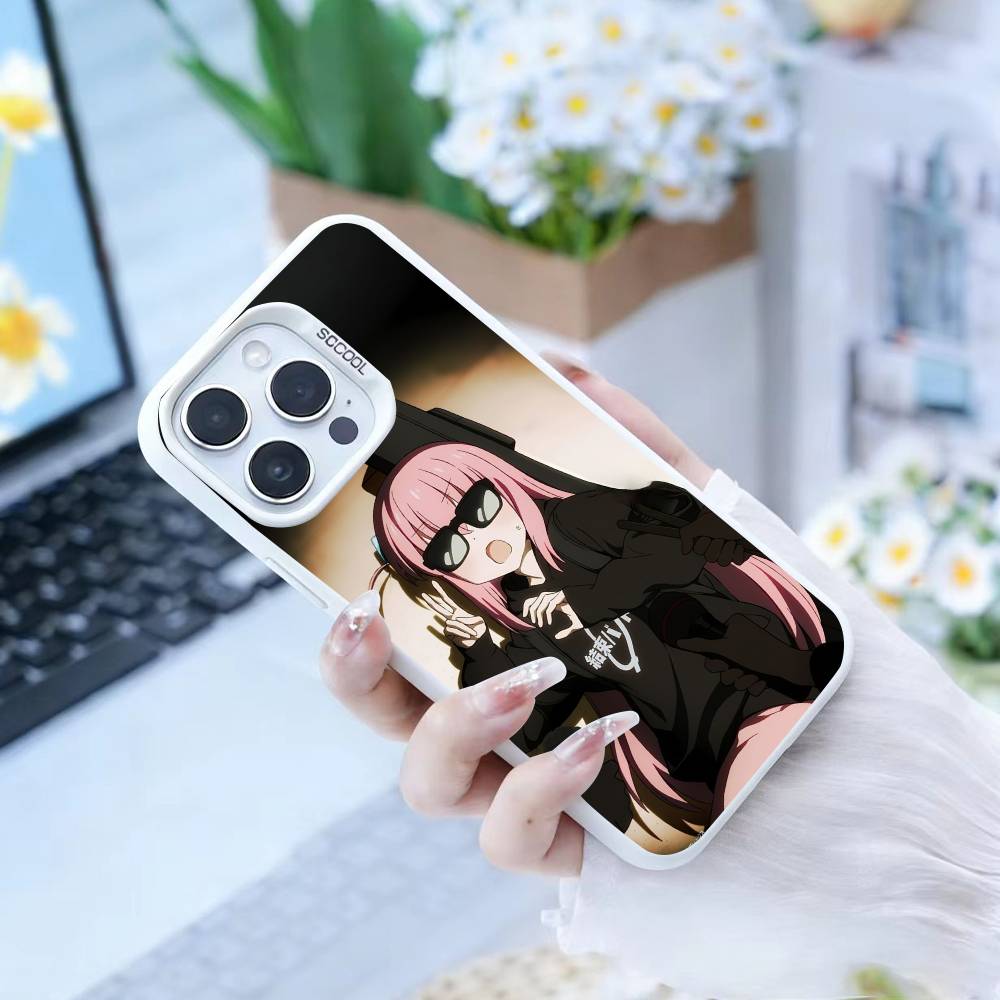 Anime Cute B-BOCCHI T-THE R-ROCK Phone Case For IPhone 16 17 15 14 12 13 Pro Max white Color Shockproof Cover
