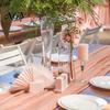 Rustic Wedding Table Decor Cheesecloth Runner, Sheer Boho Dining Heat Resistant Runner Centerpiece for Bridal Shower Baby Modern Events