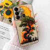 For Tecno Pop 6 Go BE6j Case Colorful Flower Butterfly Silicone TPU Black Cover For Tecno Pop6 Go POP 6GO Shockproof Phone Shell