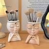 Цветочный горшок в виде лица в стиле Love Girl Head Plant Pot Small Lady Face Planter для суккулентных комнатных и уличных растений, центральный элемент рабочего стола для гостиной