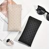 Simple PVC Sunglasses Storage Box Portable Cosmetic Bag Glasses Bag Soft Leather Automatic Closing Glasses Case Sunglasses Bag