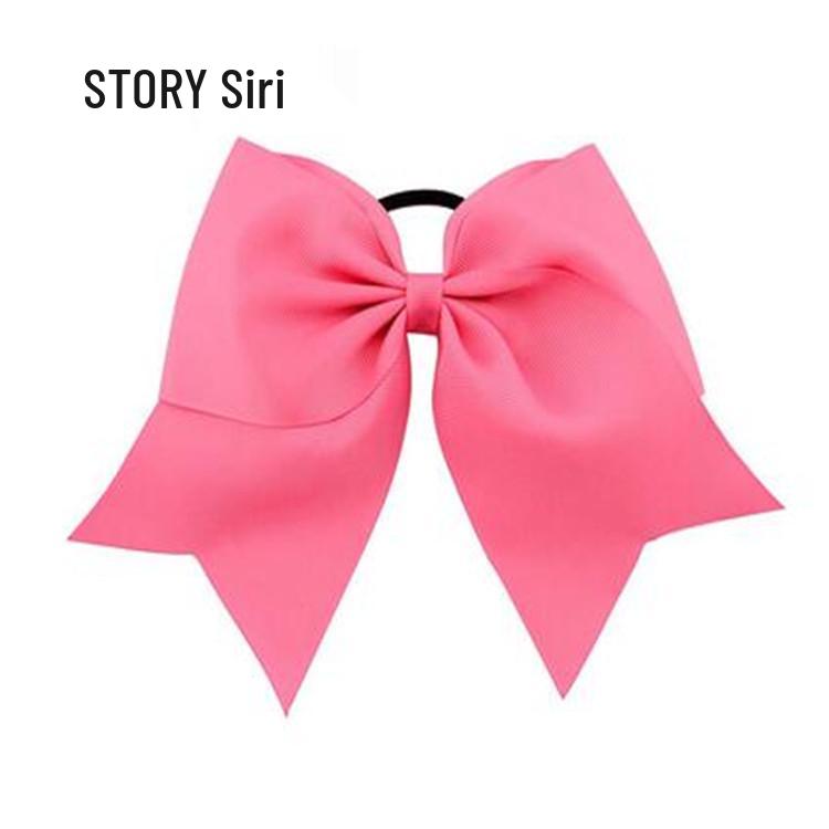 8-Inch Pigtail Bow Ribbon Hair Tie for Girls